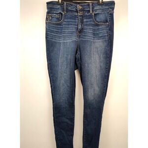 Buckle Black Fit # Men's Jeans  Blue Denim Skinny Wash High Rise SZ 33/32 NWT